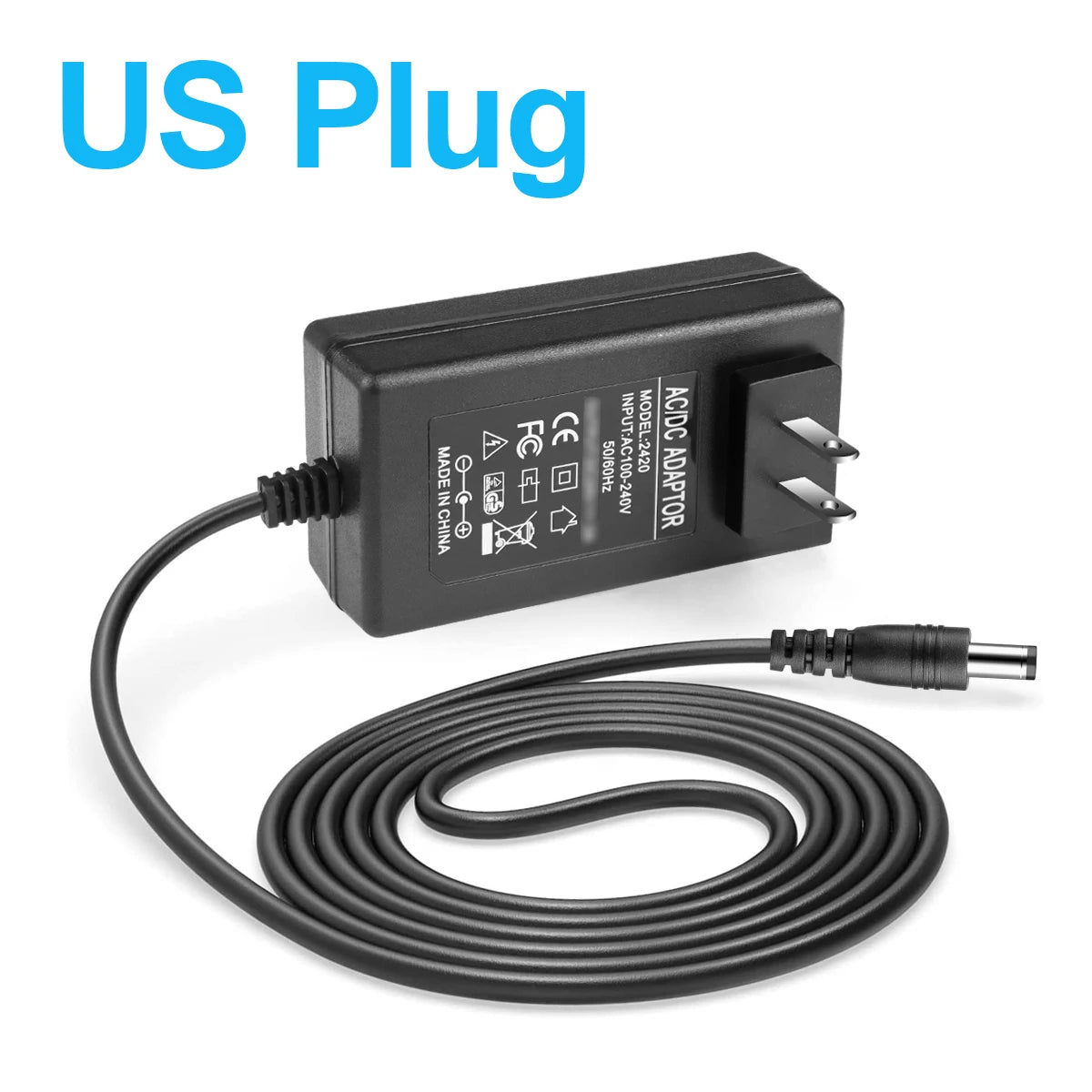 DC 24V 2A 3A Power Supply With EU US Plug Lighting Transformer Power Adapter for LED Strip Neon Light / Security Camera / Router