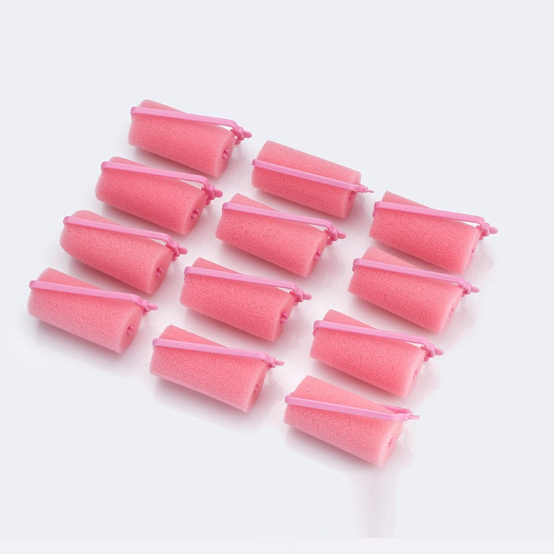 12pcs/Set Soft Sponge Foam Cushion Hair Rollers Curlers Salon Barber DIY Hair Curlers Rollers Hairdressing Tool Kit DIY Home 2cm