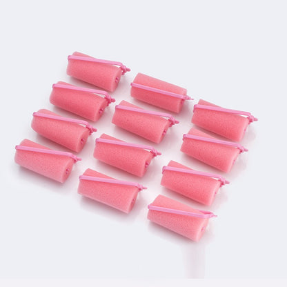 12pcs/Set Soft Sponge Foam Cushion Hair Rollers Curlers Salon Barber DIY Hair Curlers Rollers Hairdressing Tool Kit DIY Home 2cm