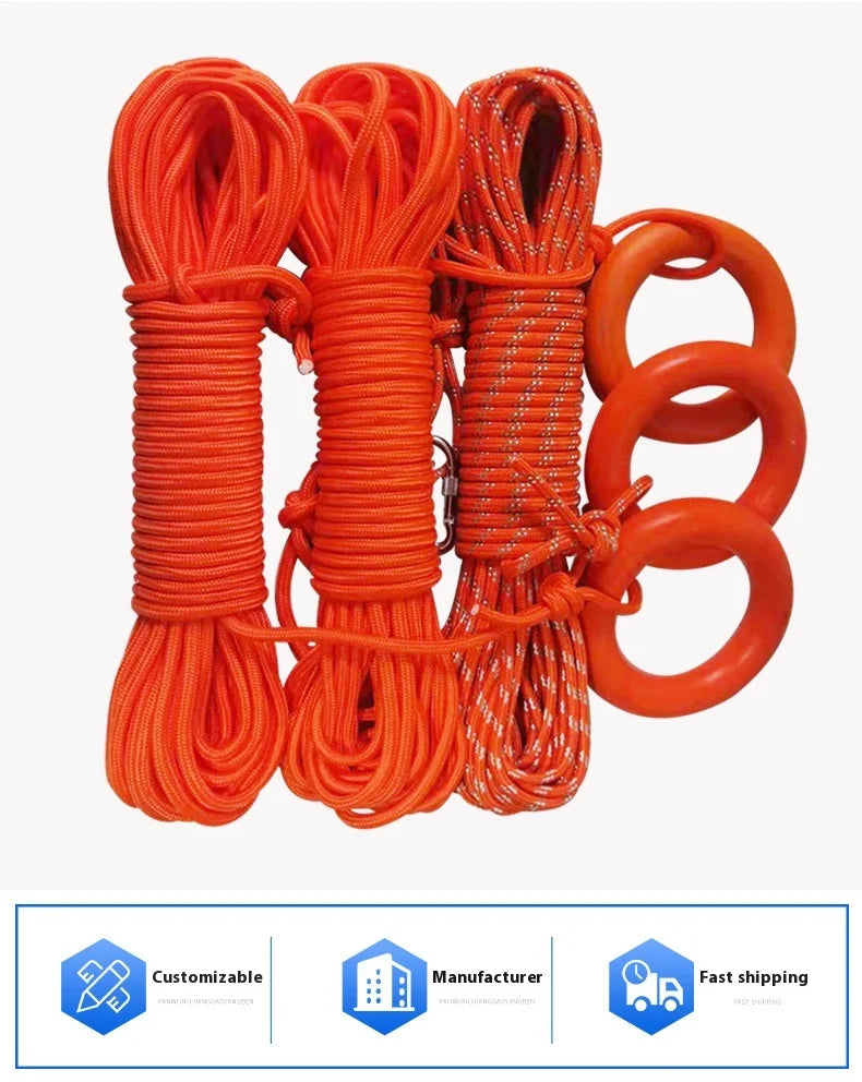 Professional Water Rescue Ropes Floating Lifebuoys for Swimming Safety Boats Accessories for Boating And Kayaking