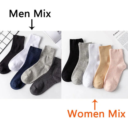 Women's 5 Pairs Quality Cotton Diabetic Middle Socks Comfortable Loose Mouth  Plus Size48,49,50 Older Men's Diabetic Socks Meias