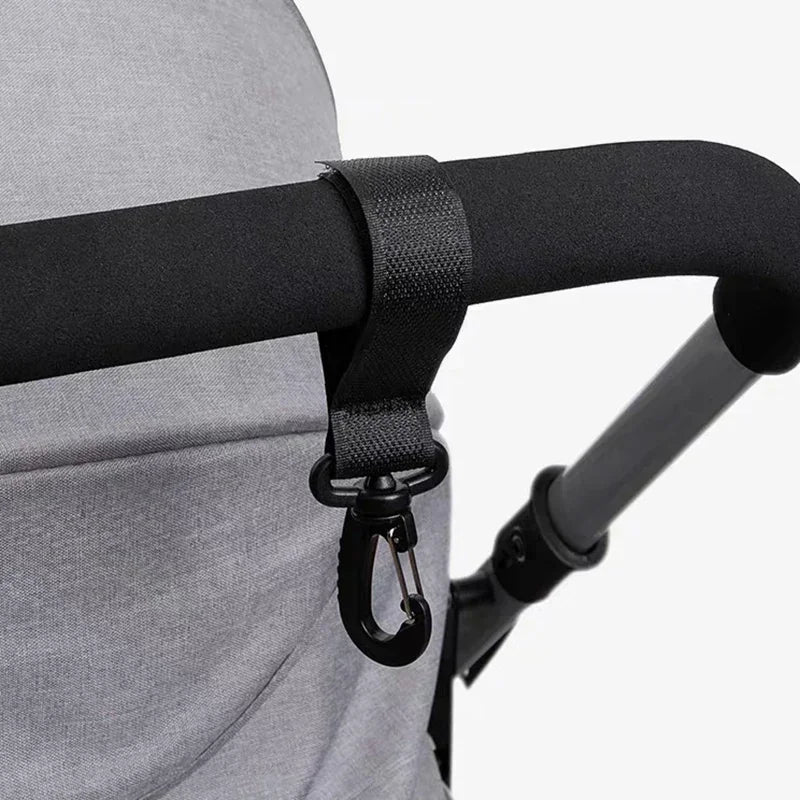 2/5pcs Organizer Diaper Bag Shopping Pram Hook Buckle Stroller Hanger Stroller Hooks Buckles Clip Aluminum Alloy Carabiner Cart