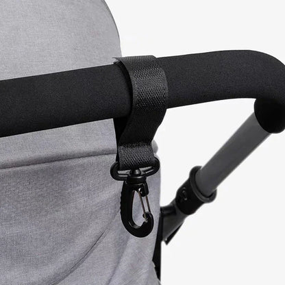 2/5pcs Organizer Diaper Bag Shopping Pram Hook Buckle Stroller Hanger Stroller Hooks Buckles Clip Aluminum Alloy Carabiner Cart