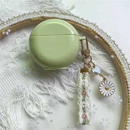 Cute Keyring Case for Lenovo HT38 Protective Cover Wireless Bluetooth Headphone Case for Lenovo HT38 Earbuds Cover