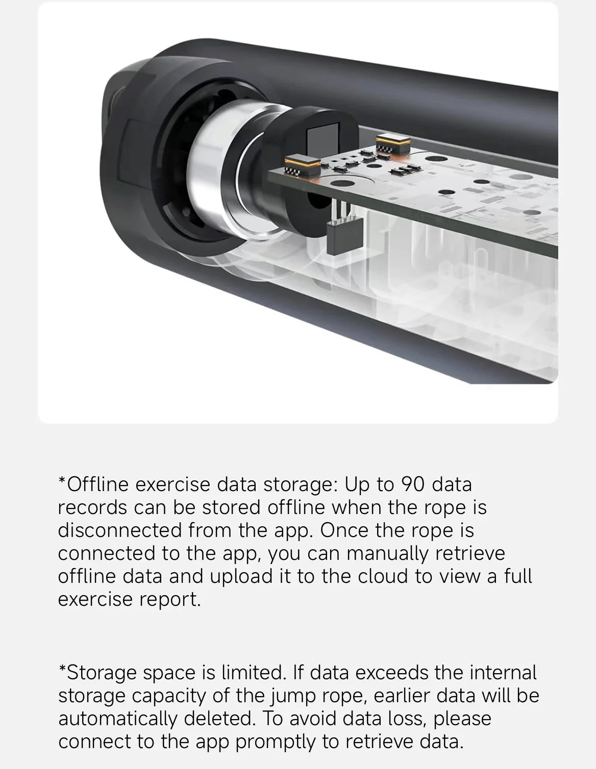 Xiaomi Mijia Smart Skipping Jump Rope XMSR-P803 Counter With Fit App Adjustable Calorie Calculation Sport Fitness Professional