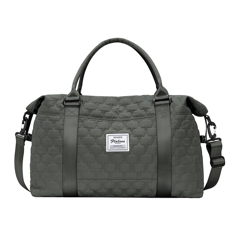 Large Duffle Tote Bag Weekender Carry on Overnight Bags for Women Travel With Trolley Sleeve Wet Pocket, Sports Tote Gym Bag