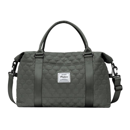 Large Duffle Tote Bag Weekender Carry on Overnight Bags for Women Travel With Trolley Sleeve Wet Pocket, Sports Tote Gym Bag