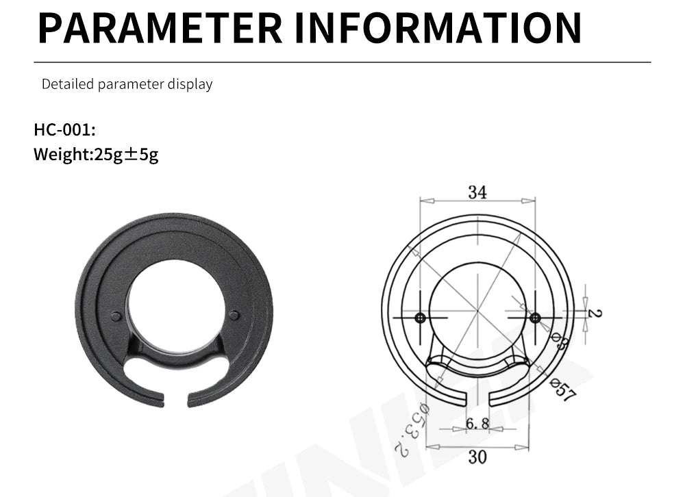 Headset cover Bicycle Headset Base Spacer Crown Race  MTB/Road Bike Universal Headset Washer gravel bike Internal Headset cover