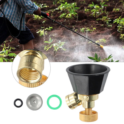 Agricultural Atomization Nozzle Alloy Adjustable Black Agricultural Sprinkler Head Garden Sprayers