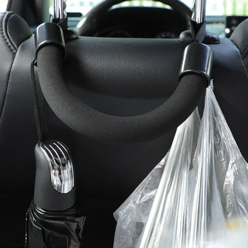Auto Car Seat Back Headrest Hanger Armrest Storage Holder Hook Elderly Children Safe Handrail Handle