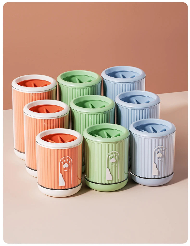 Silicone Dog Paw Cleaning Cup Portable Pet Foot Cleaning Cup for Cats Dogs Detachable Dog Cat Paw Cleaner Dog Accessories