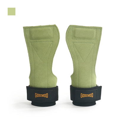2PC/1pair GOUNOD Palm Guards Rindsleder Palm Guards Gewichtheben Gymnastik handschuhe Griffe rutsch feste Fitness geräte