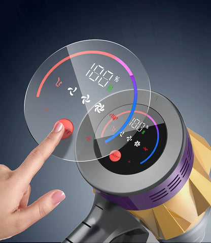 550W Cordless Handheld Vacuum Cleaner,50kPa Strong Suction,Detachable & Replaceable Battery,Touchscreen,Vacuum Cleaner for Home