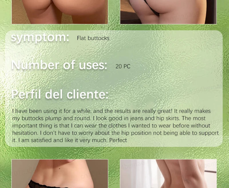 Sexy body care, silky, plump and elastic