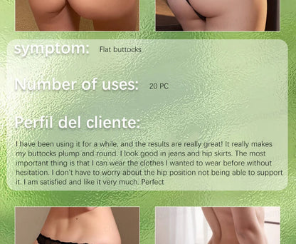 Sexy body care, silky, plump and elastic