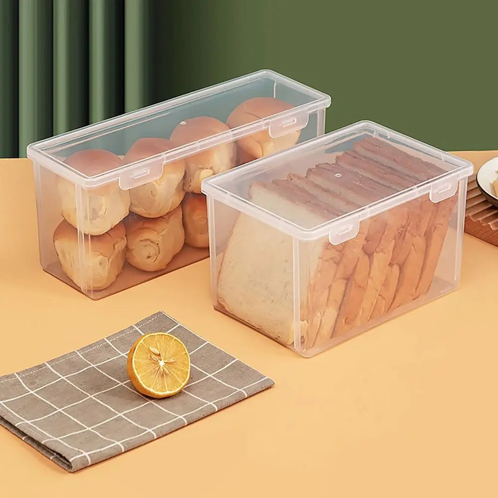 Large Capacity Storage Box Rectangle Transparent Flip Box Stationary Supplies Desktop Organizer