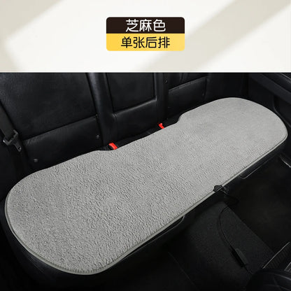 2023 New Car Heated Seat Cushion Made of Lamb Fleece Material, Comfortable and Warm, Suitable for Single Seat, Double Seat, and