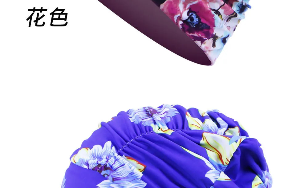 Swimming Caps Women Breathable Long Hair Swim Caps for Women Enlarged Swimming Hats Wholesale  Swimming Pool Accessories