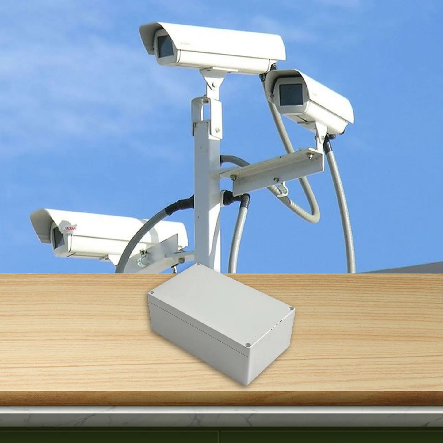 Electronics Enclosure ABS Electronics Project Box For Indoor Use Flexible Size Options For Connectors Customization