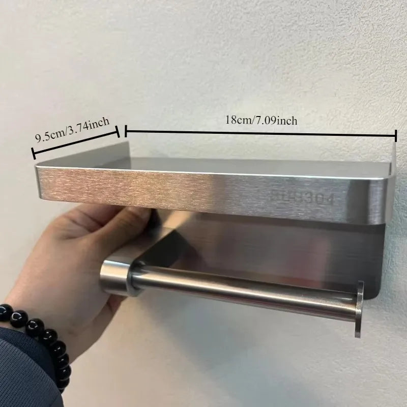 Stainless steel tissue holder for bathroom accessories