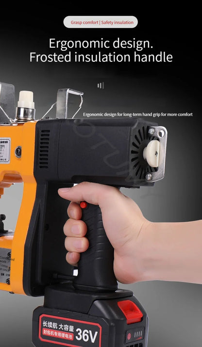 Electric Sewing Machine Portable Automatic Packaging Agriculture Textile Industry Woven Bag  Electric Packaging Machine