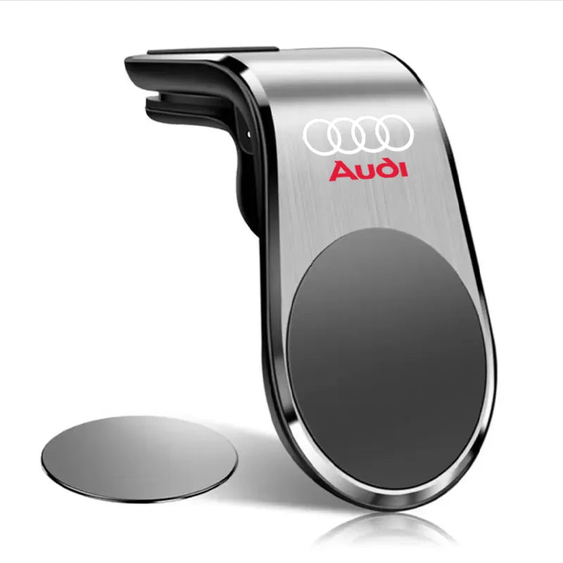 Magnetic Car Phone Holder in Car Phone Stand Clip Mount Car Accessories for Audi SLine RS Logo A3 A4 A5 A6 A7 A8 Q3 Q5 RS3 RS4
