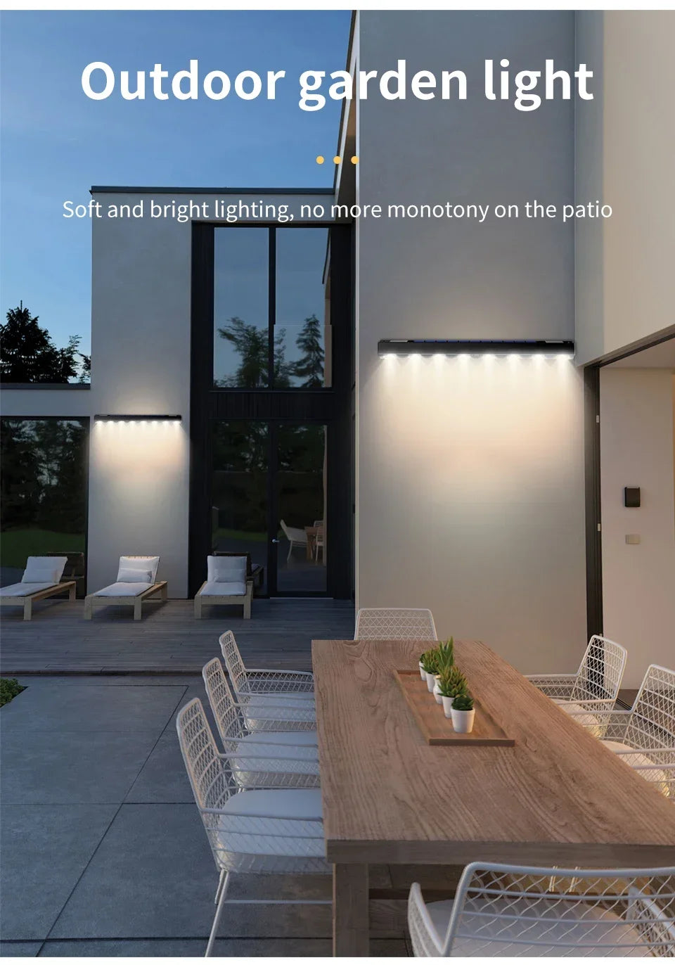 4/6/8LED Solar Wall Lights Outdoor Waterproof Solar Light Garden Landscape Light Ambient Decoration Balcony Staircase Lighting