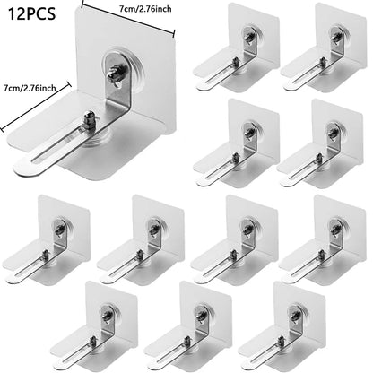 Furniture Anchors Strong Self-adhesive Fixed Prevent Dumping Device No punching Safety Anti Overturning Cabinet Buckle Anchors