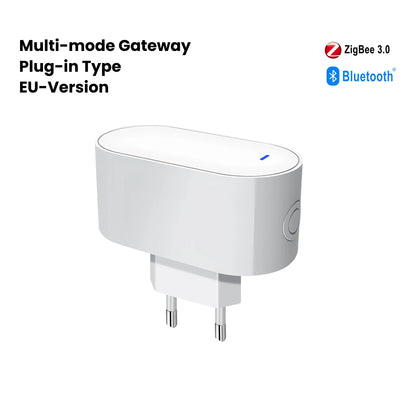 GIRIER Tuya ZigBee Gateway Hub Plug-in Type Multi-mode ZigBee Gateway Bridge Bluetooth Mesh Hub Supports Smart Home Automation