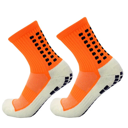 Sports 2025 and New Football Socks Women Men New Socks Non-slip Silicone Bottom Soccer Basketball Grip Socks