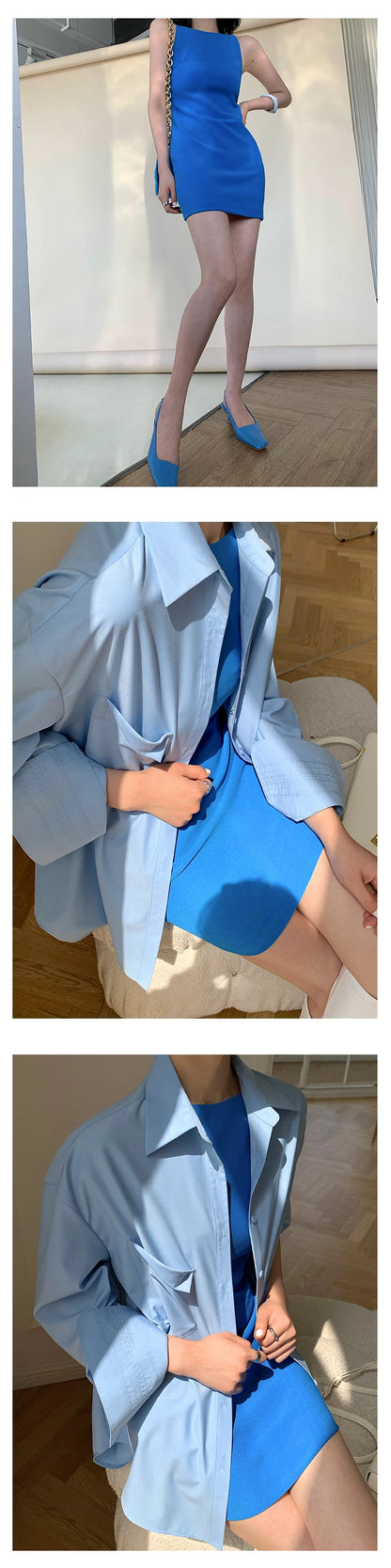 Jielur Summer Women New Spaghetti Strap Elegant Party Mini Dress Female Fashion Sexy Ladies Sleeveless Clothes