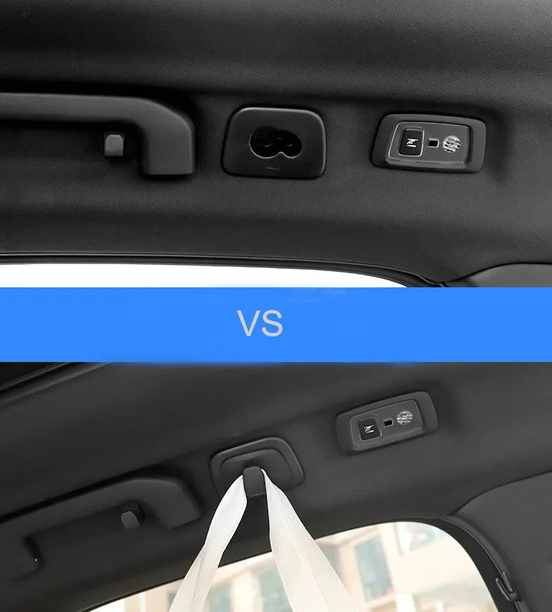 For Volvo XC40 XC60 18-20 For XC90 S90 V90 16-20 Car Hanger Hooks Rear Row Roof Hook 1 Pair Interior Accessories Stowing