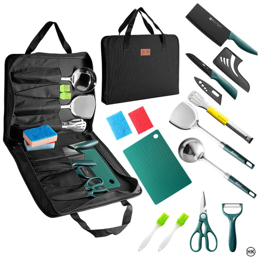 13PCS Camping cooking set, camping essentials, camping accessories, camping cooking and barbecue essentials