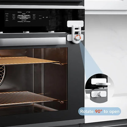 Fridge Child Lock Freezer Locks for Refrigerator Doors Oven Child Safety Lock Oven Baby Proofing Refrigerator Door Safety Locks