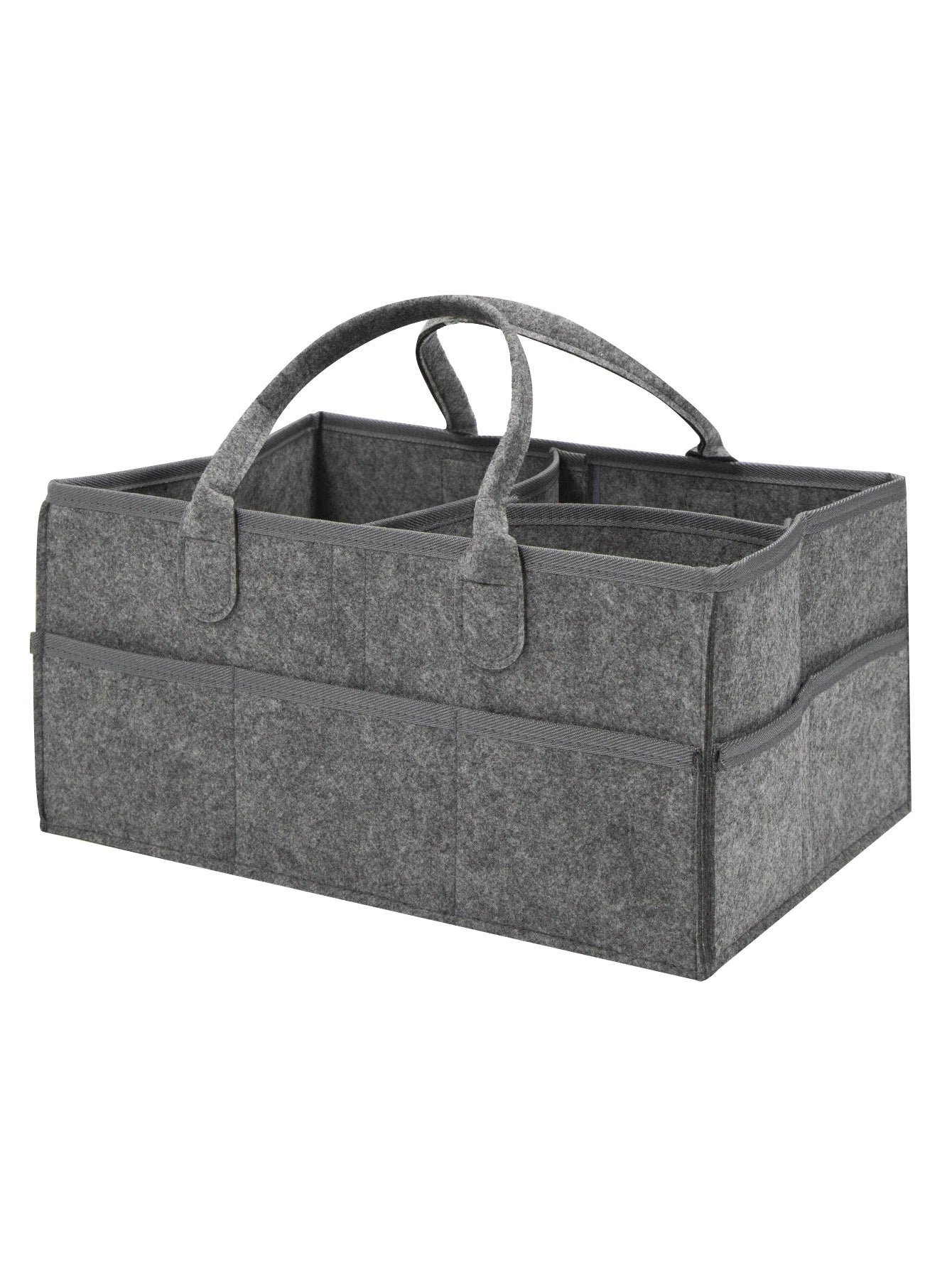 Baby Stroller Accessories Organizer Mommy Tote Bag Foldable Storage Baby Diaper Hanging Bags Thicken Portable Mom Tote Basket