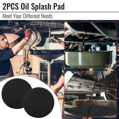 2PCS 38cm Oil Drain Pad Oil Change Pan No Splatter Pad For Car Changing Oil Transmission Drain Pan Car Accessories