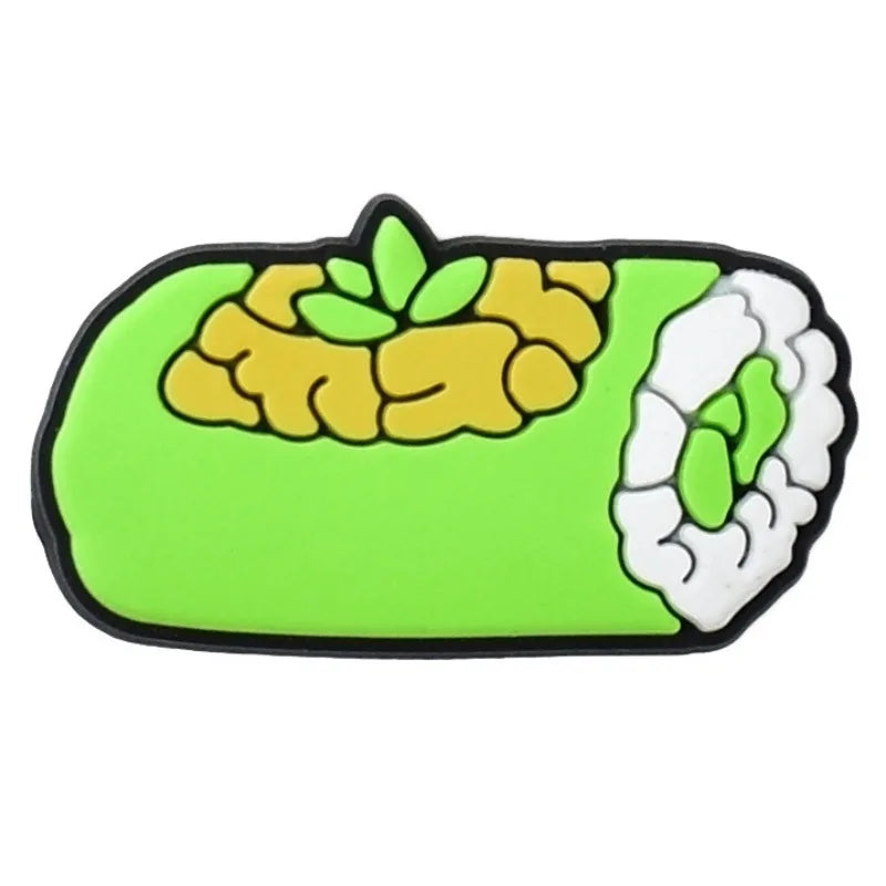 Cute Food Shoe Charms Decoration for Crocs Pin Accessories Charms Bracelet Wristband DIY Shoe Party Gifts