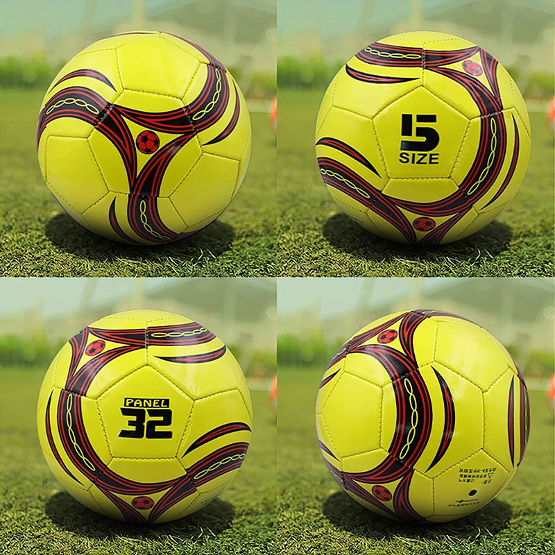 1PC Size 4 Soccer Ball Wear-Resistant Durable Soft PU Material for Outdoor Football Training Seamless Design Sports Game Supplie