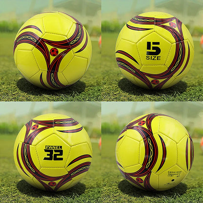 1PC Size 4 Soccer Ball Wear-Resistant Durable Soft PU Material for Outdoor Football Training Seamless Design Sports Game Supplie