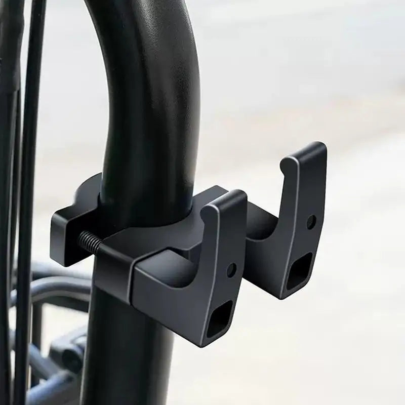 Bicycle Front Hanging Hook Free Punch Sturdy Tube Storage Hook Holder Rack Hanger for Electric Scooter Bike Motorcycle