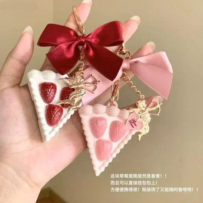 Flower Knows Strawberry Cupid Collection Solid Perfume Balm Pendant Perfumes For Men And Women Original