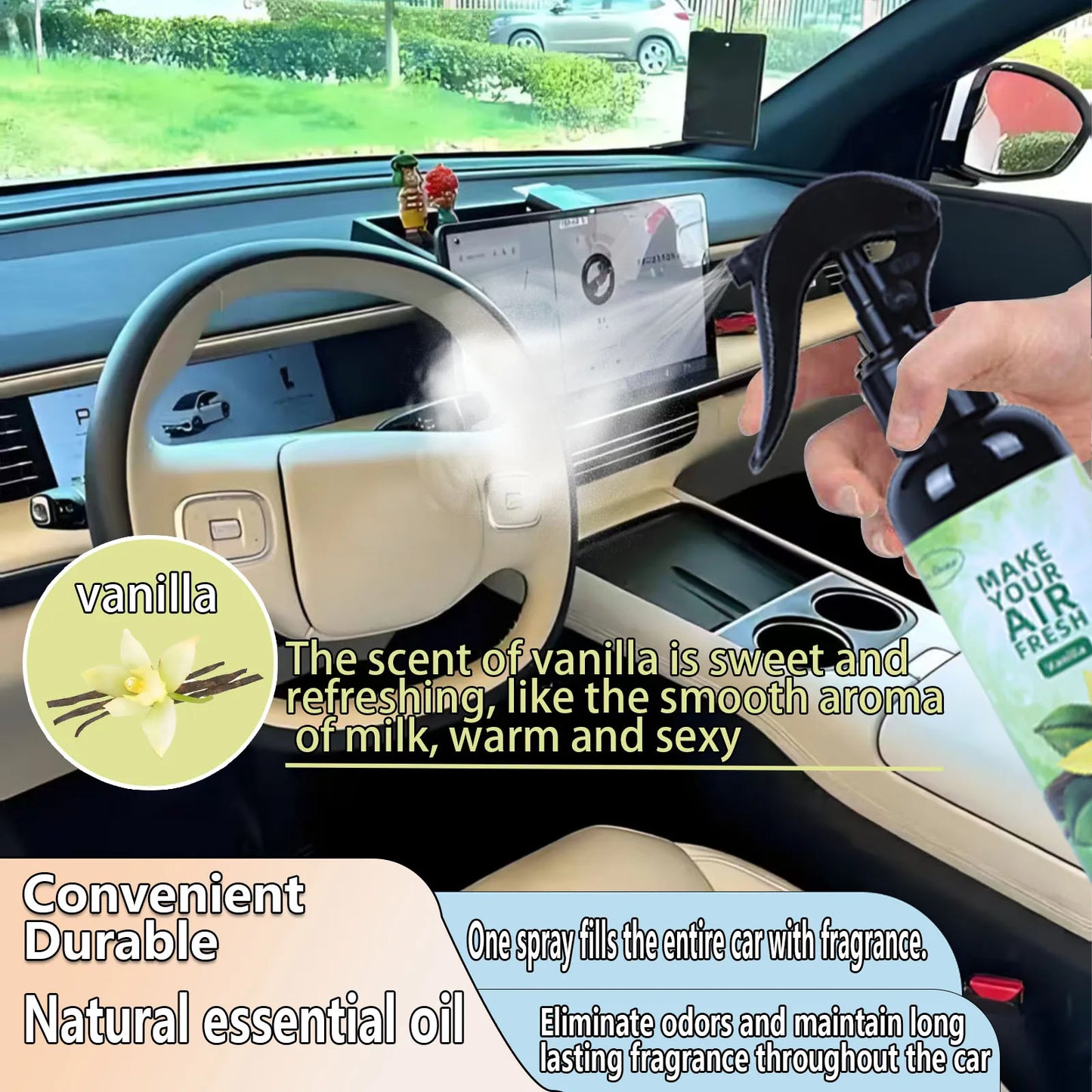 150ML Hand - sprayed Air Freshener, Car Spray, Home Air Purifying and Deodorizing Perfume