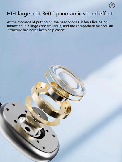 Jerry 5.3 Headset wireless headset, HIFI360° panoramic sound, rotary switch button, esports gaming wireless headset