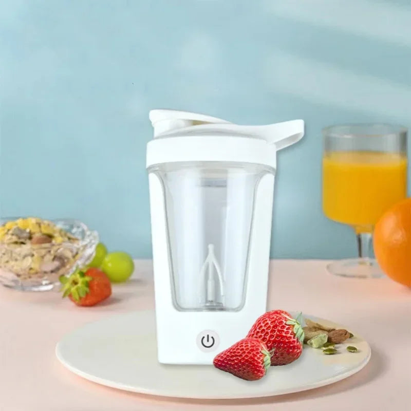 450ML Blenders Cup Electric Mixing Cup Portable Protein Powder Shaker Bottle Rechargeable Coffee Milk Cup Sports Fitness Kettle