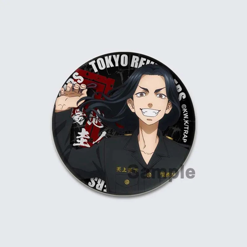 Fashion Accessories Anime Tokyo Revengers Brooches Backpack Clothes Accessories Decor Lapel Pin Badge for Fan's Collection Gifts