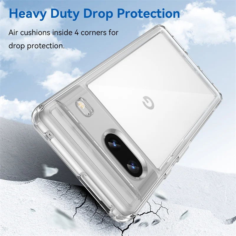 For Google Pixel 7 Case Cover Google Pixel 8 7 Pro 7A Capas Shockproof Clear Transparent Multicolour Fundas Google Pixel 7 Pro