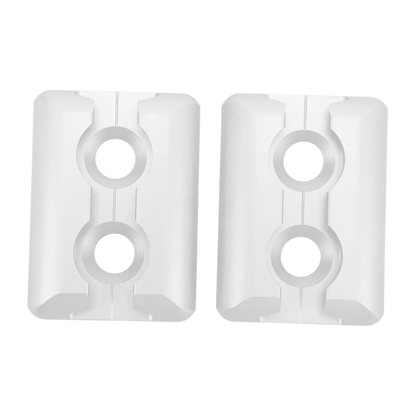 1 Pair of L Track Anchor Points Aluminium Alloy Square Tie Down Anchor Point for Airplane Motorhomes Ambulances Etc