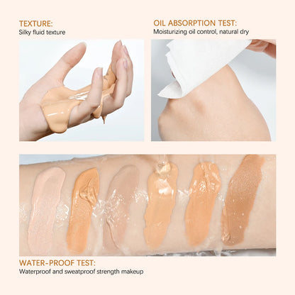Make Up Foundation Cream for Face High Coverage Foundation Foundations Makeup Waterproof Korean Makeup Base Cosmetic Mist Cc Bb