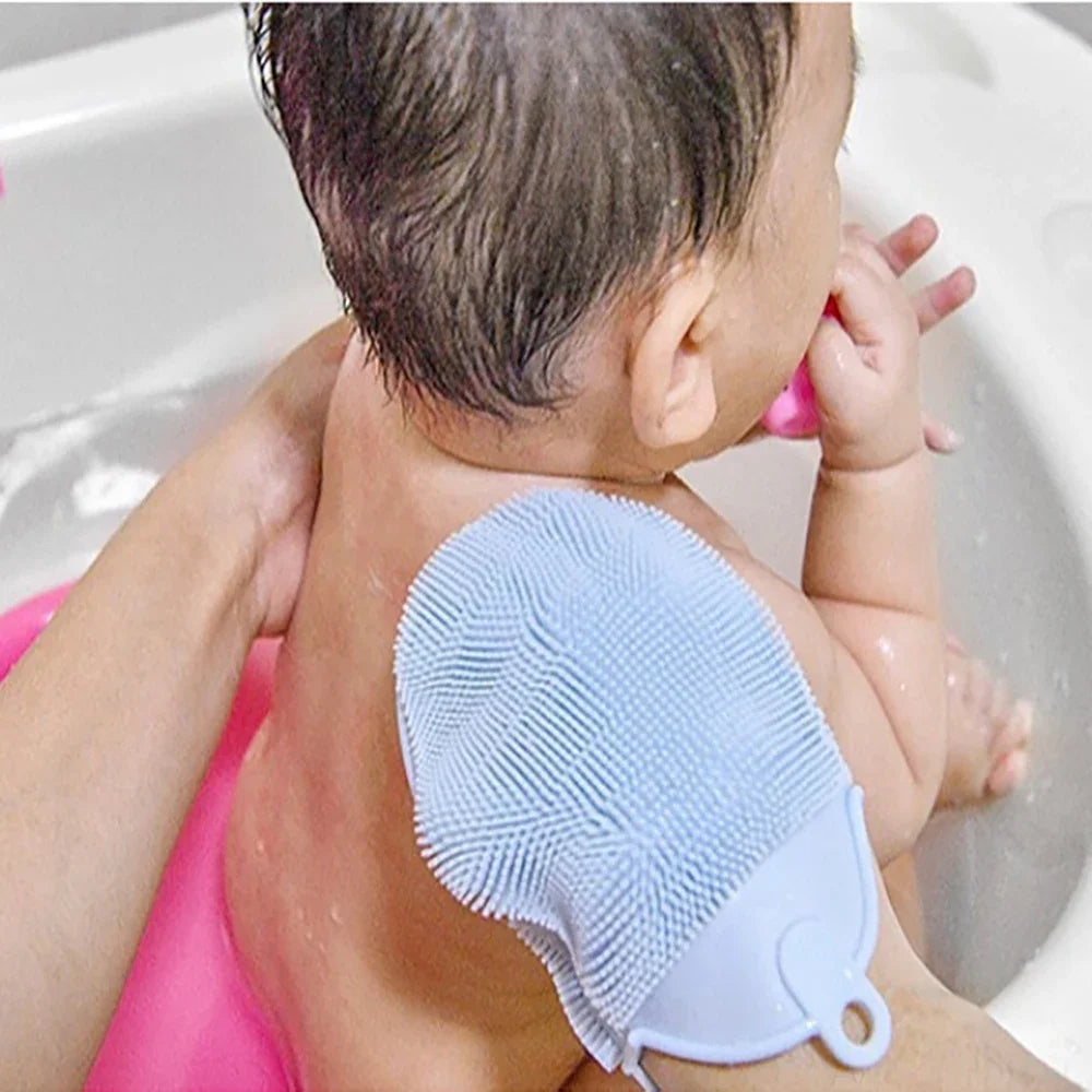Massage Bath Towel Silicone Bath Brush Skin Clean Silicone Bath Brushes Shower Gloves Bath Scrub Remover Body Exfoliating