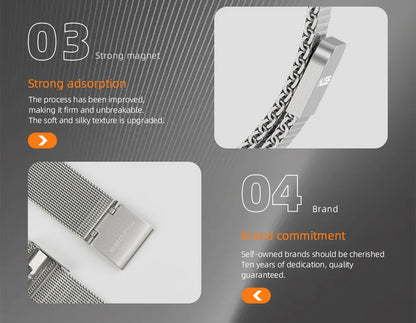 Metal Strap For Huawei Band 10 Stainless Steel WatchBand for Huawei Band 9 Wristband for Huawei Band 8 Replacement Accessories